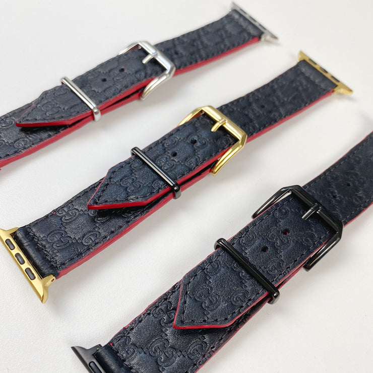 Black GG Custom Watch Band