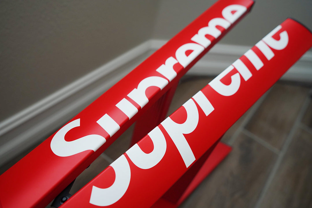 Rare 100% Authentic Supreme Lucano Step Ladder Red Box Logo